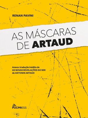 cover image of As Máscaras de Artaud